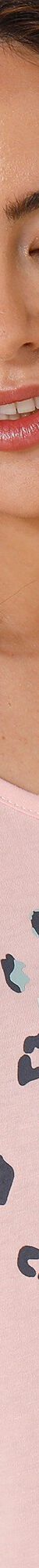 Tee-shirt manches longues coton uni imprimé placé "Beautiful" (rose) Tee-shirt manches longues coton uni imprimé placé "Beautiful" (rose)